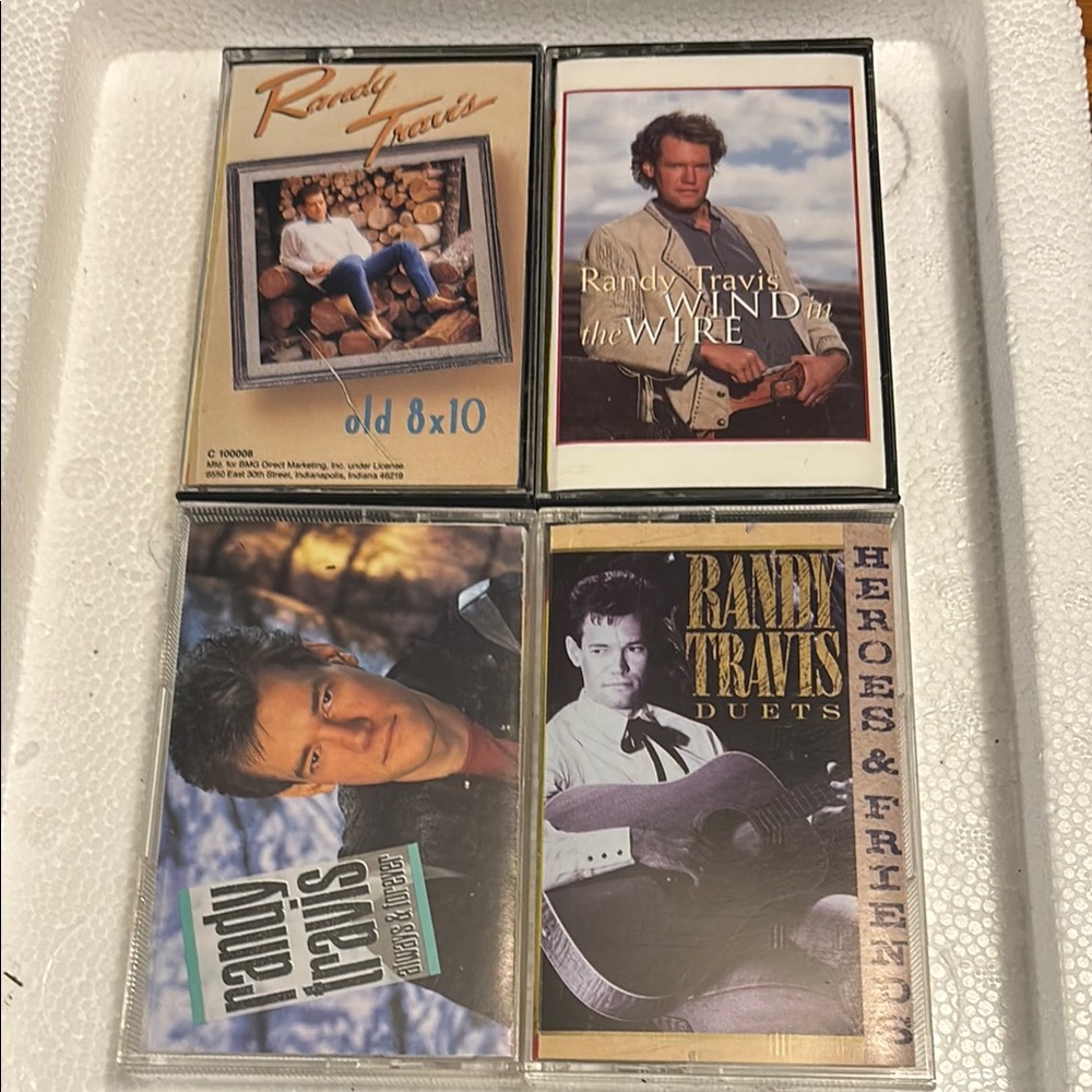 Randy Travis Cassette Tape Collection
